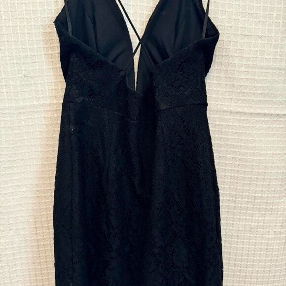 Women's Black Dress - Picture 4 of 4